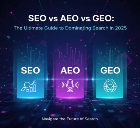 SEO vs AEO vs GEO : The Ultimate Guide to Dominating Search in 2025